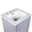 Meuble-lavabo de 20,3 po avec lavabo, tiroir fonctionnel, tablette de porte, porte à fermeture en douceur-445932101
