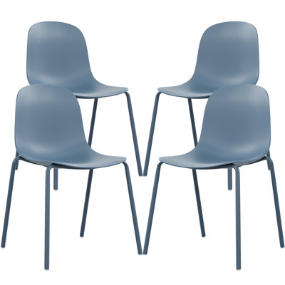Chaises de salle à manger modernes et empilables pour l'intérieur