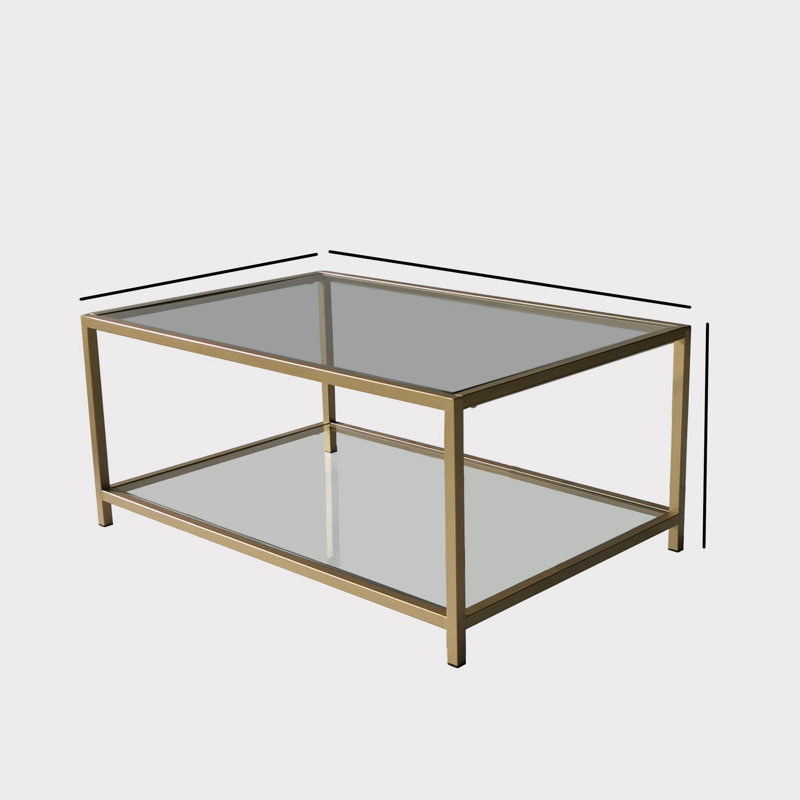 Noblitt Glass Top Coffee Table