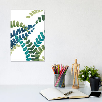 Tropical Thicket I by June Erica Vess - Wrapped Canvas Print