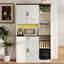 Buffet 71 "avec garde-manger et armoire de cuisine 71 po