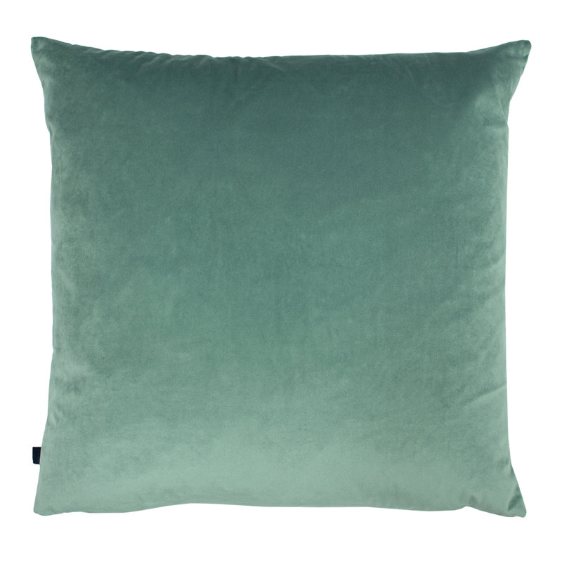 Ashley Floral Square Cushion, Celadon / Nile Water, Feather