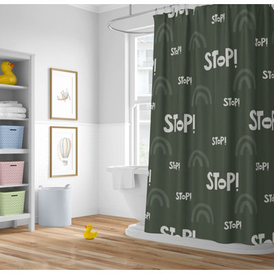 Stop Ultra-Thin Lightweight Shower Curtain