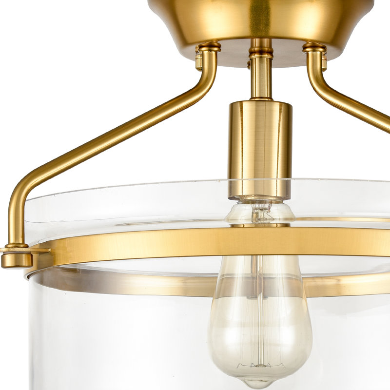 Plafonnier semi-encastré 13,4 po à 1 lumière Vandorn