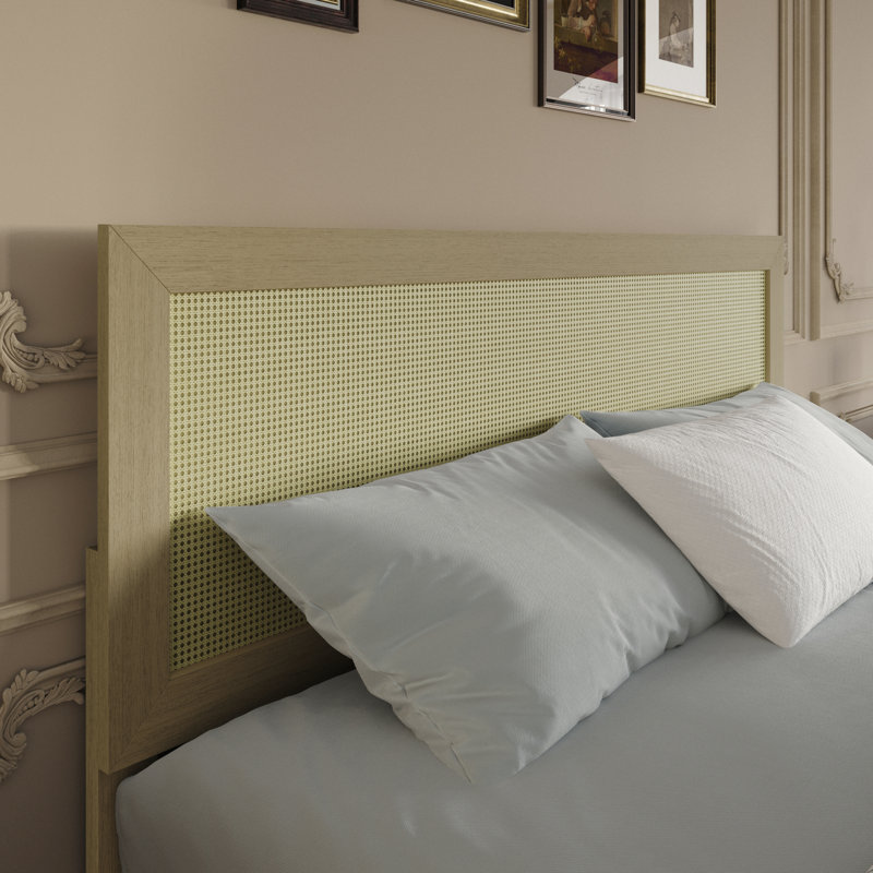 Asfia Headboard, Full/Queen, Antique Oak