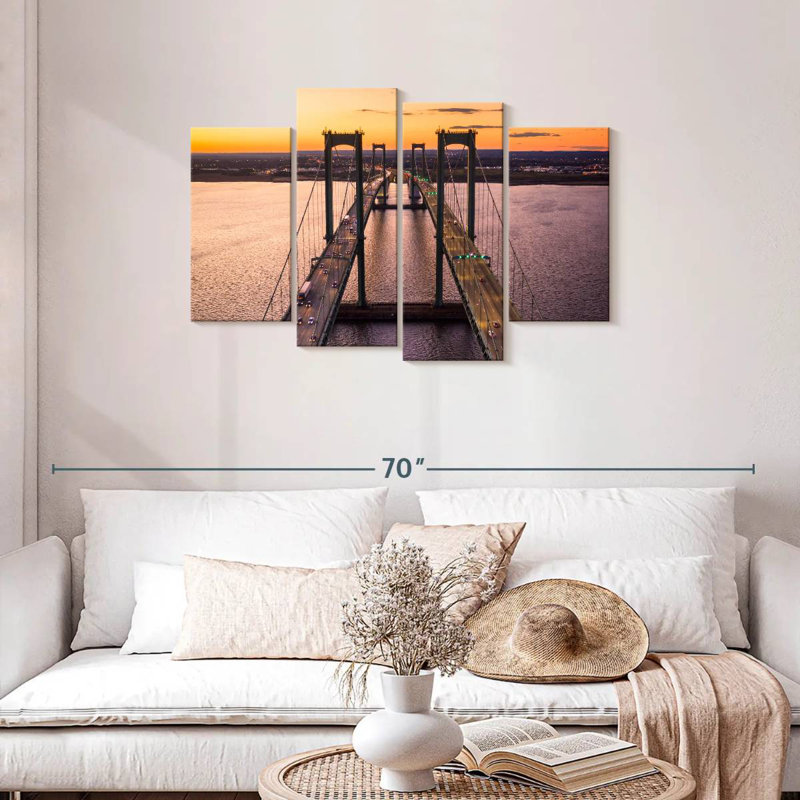 Lilie Dusky Delaware Bridge, 27" H x 43" W