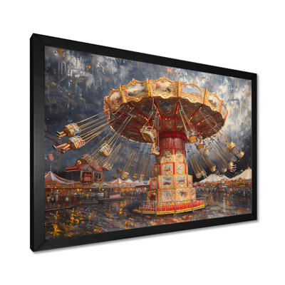 «Carousel Amusement Parks Adventure III - Décoration murale parcs d'attractions