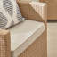 Ariona 4 Seater Rattan Garden Sofa Set & Coffee Table - Boho Design with Cushions (Cover Included)-94884048