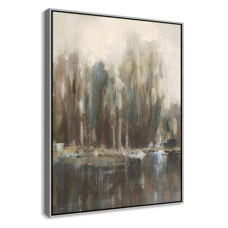«Daily Reflections I - Landscape Version Print» par Carol Robinson, Argent argent, H 41,5 po x l 31,5 po