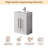 Devpal 24'' Single Bathroom Vanity with Ceramic Top