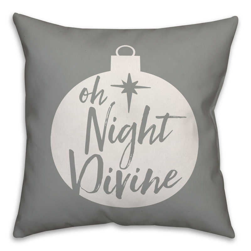  Coussin Oh Night, 16 po x 1 po, Housse de coussin seulement - Insert