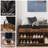 Shoe Storage Bench for Entryway, 7 Pair Shoe Rack with Hidden Storage Rustic 39.5" W-294590314