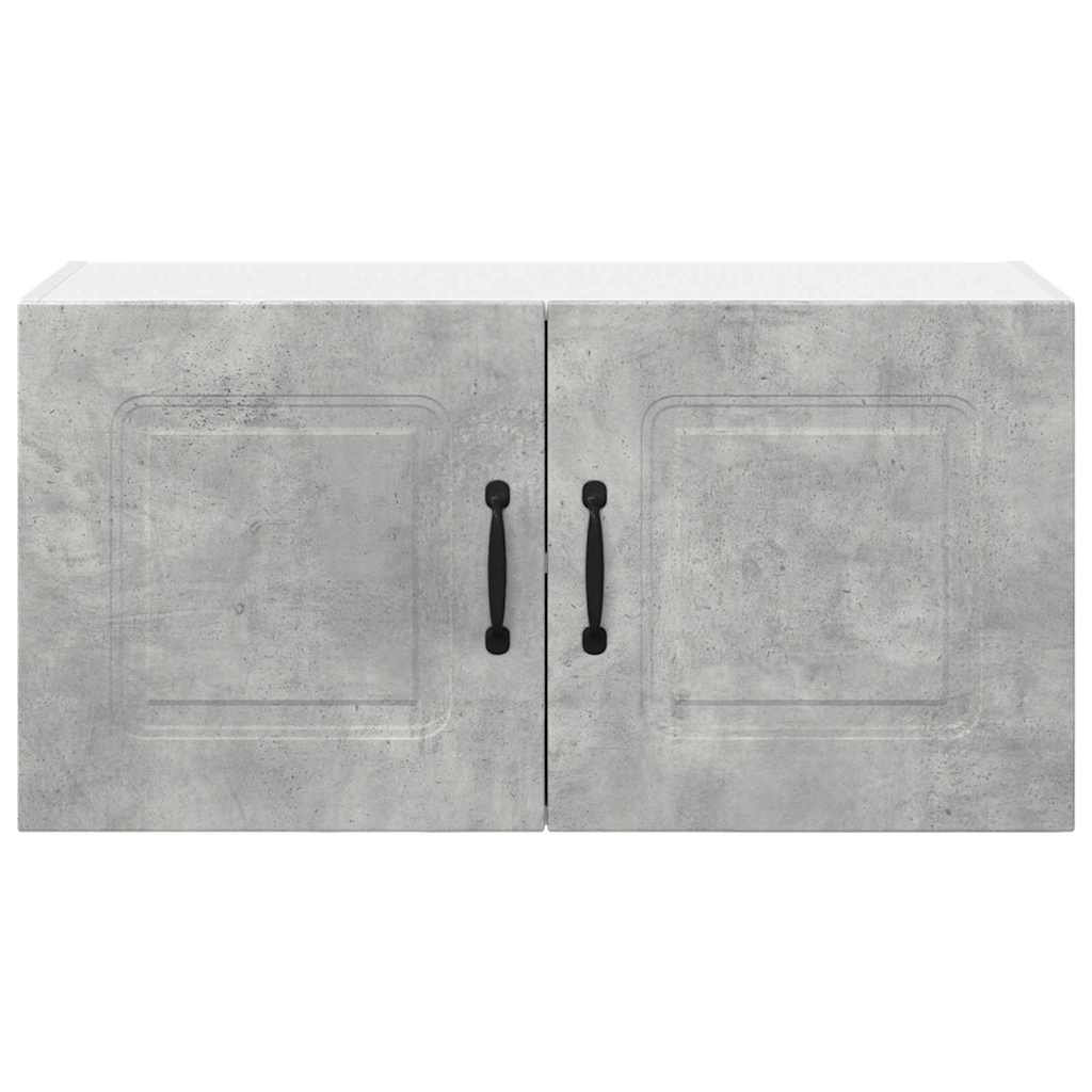 VIDAXL Kalmar Wall Kitchen Cabinet - Grey - 2 Door - Image 2