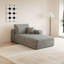 Y159-R-SLEEPER-GREY canapé-lit droit gris