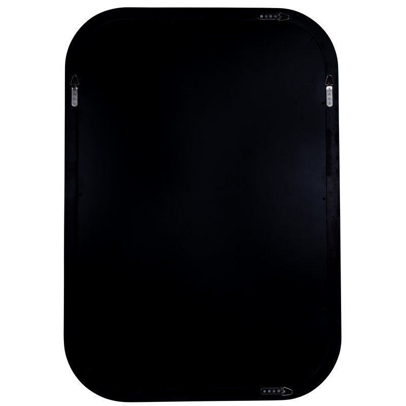 Brixten Rectangle Mirror, 40" x 28", Black