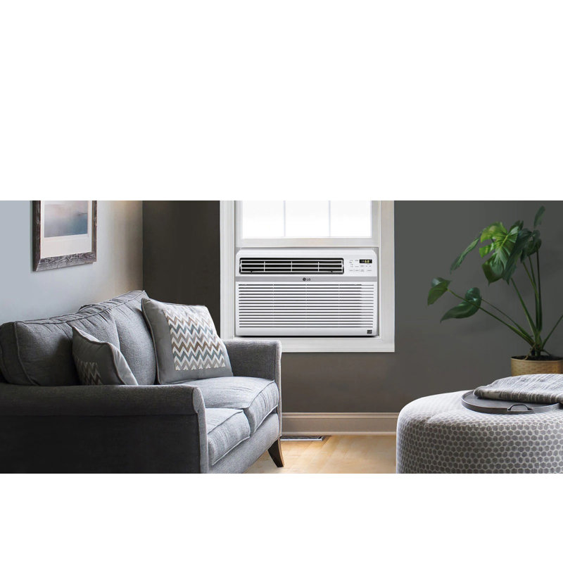 LG 8,000 BTU White Window Air Conditioner with Remote Control