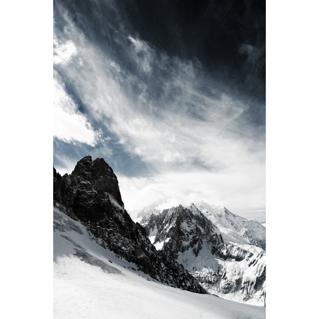 Blick auf Schnee von Bluberries - Leinwanddrucke auf Leinwand