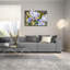 «Mauve iris gros plan» par Annelein Beukenkamp, art mural en verre acrylique-2066512753