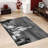 Non-Woven Thin Type Printed Rug Featuring an Intricate Floral Motif in Vibrant Hues for a Sophisticated Touch of Elegance in Your Living Room or Bedroom Decor-54105409