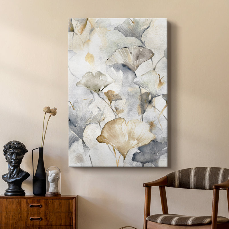 Gracieusement Ginkgo II - galerie Cavas personnalisée, H 18 po x l 12 po