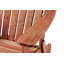 Chaise Adirondack pliante en bois surdimensionnée avec dossier et siège pré-assemblés (sans la table)-205892119