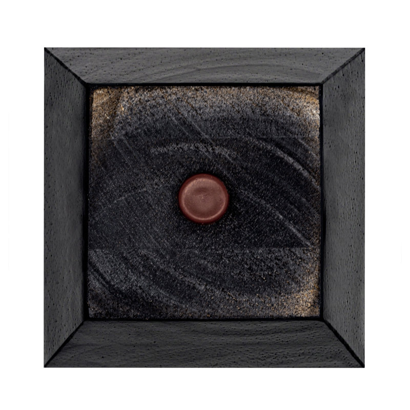 Espresso Solid Hardwood Square Bun Feet Set of 4