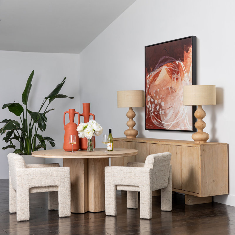 Thalia 73" Wide Sideboard, Light Natural