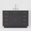 Ensemble de meuble-lavabo simple en chrome l 48 po x P 22 po Abbey-105301364-112686216