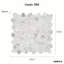 Oasis Natural Stone Pebble Mosaic Sheet-66075787