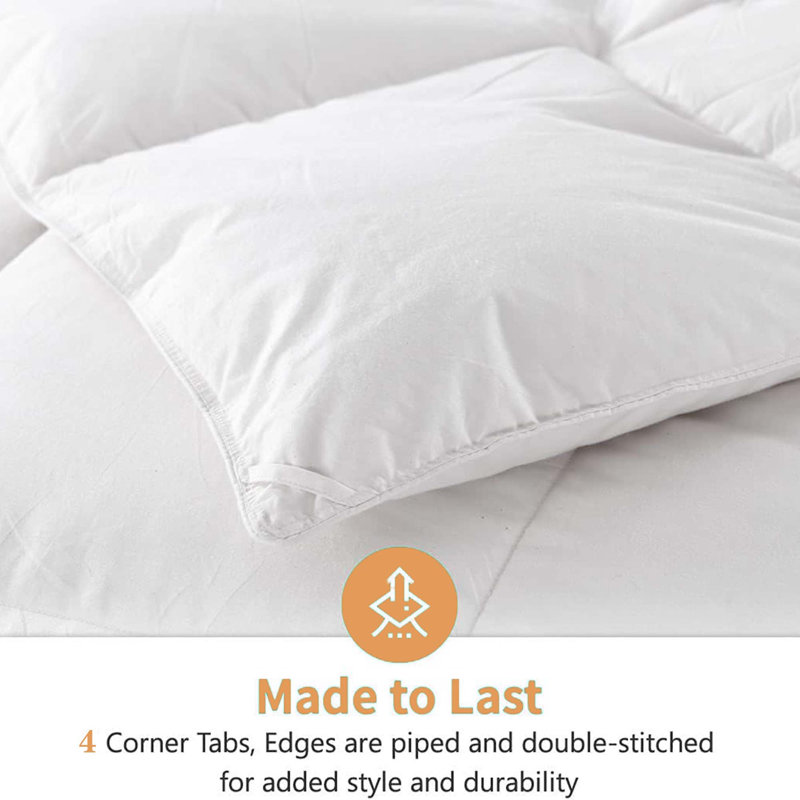 All Season Down & Feather Blend Comforter 600in³/oz Fill Power, California King