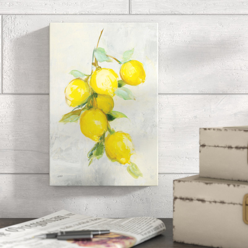 «Zest I» par Julia Purinton, reproduction d'art sur toile, H 12 po x l 8 po