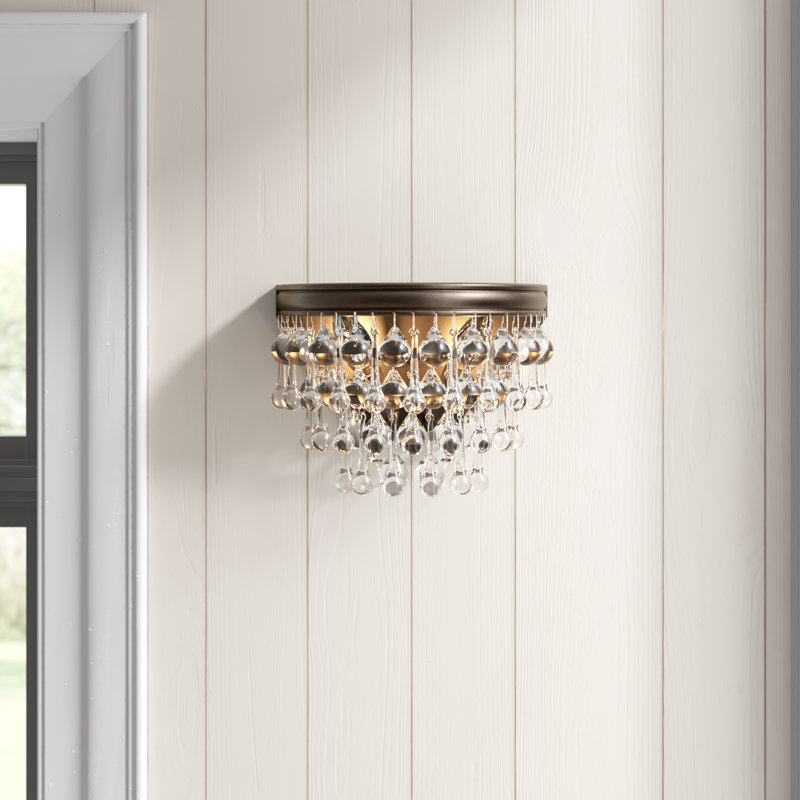 Stoneham Flush Mounted Sconce, Vibrant Bronze