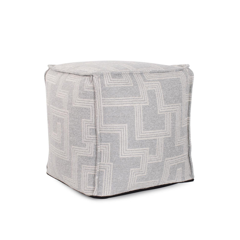 Pouf carré / extérieur Benny Syros Fog, Gris