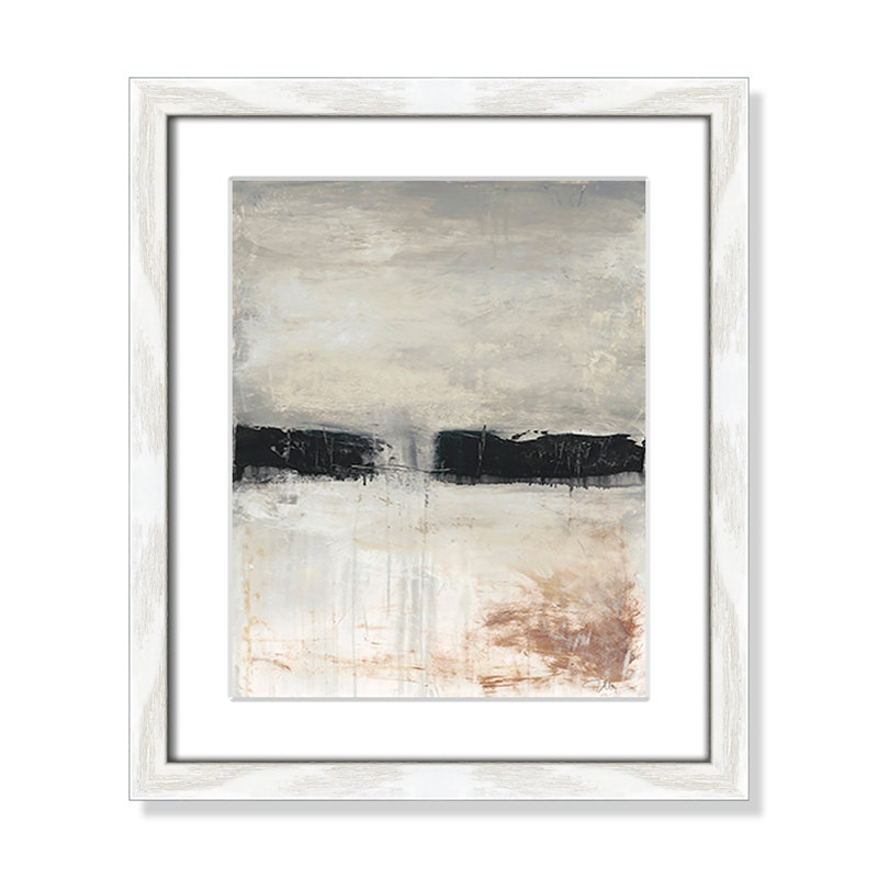 «Autumn in the Dark Forest» par - Print, H 15 po x l 13 po x P 0,75 po, Cadre blanc