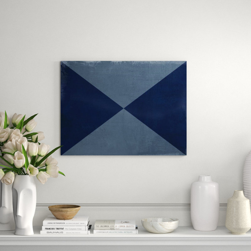 Nautical Flag XII Print by Barclay Butera, 36" H x 48" W x 1.5" D, Matte