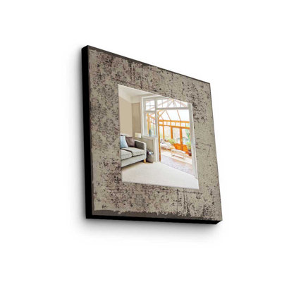 Bonnie Wood Flat Wall Mirror
