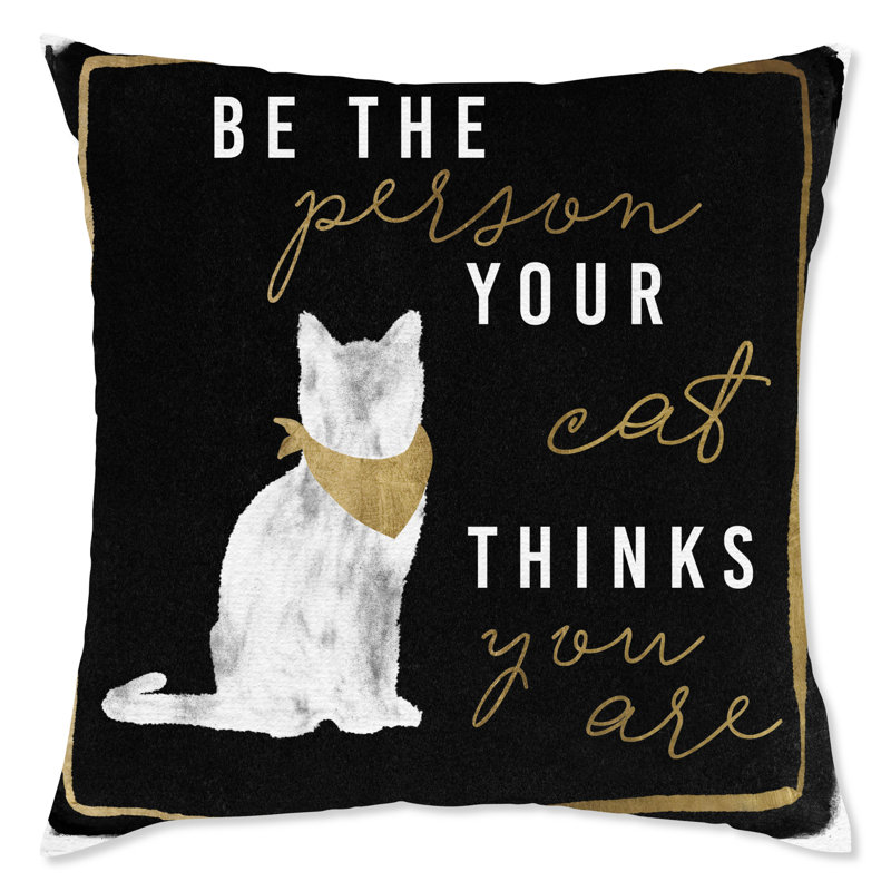 Housse et insert de coussin pour chat Kitties