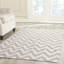 Tapis gris / ivoire en laine et coton tissé à la main Vanderhoof-22512906