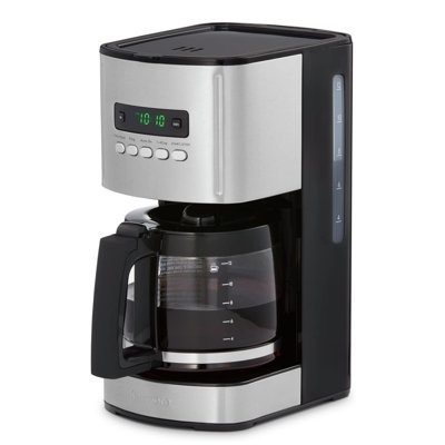 Kenmore Programmable 12 Cup Drip Coffee Maker with Reusable Filter
