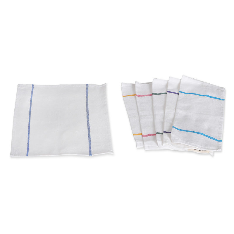 Cotton Stripe Dish Cloth Kitchen Towel