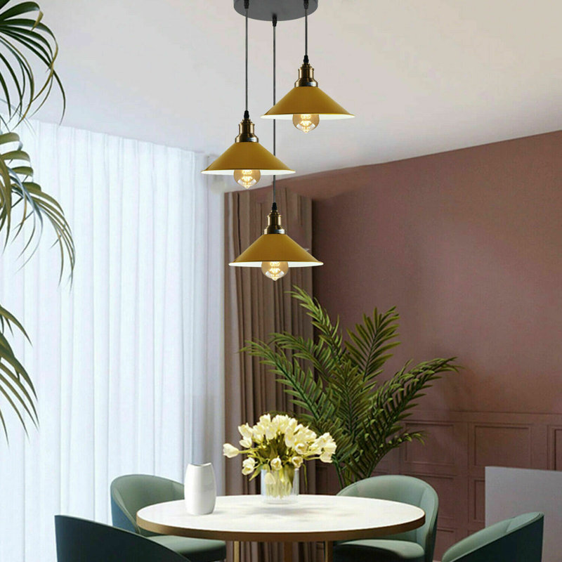 Remi 3 - Light Cluster Pendant, Yellow