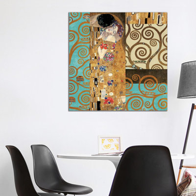 Klimt 150 Anniversary IV by Gustav Klimt - Wrapped Canvas Painting