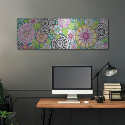 " Mandalas And Pastel Florals " by Hello Angel