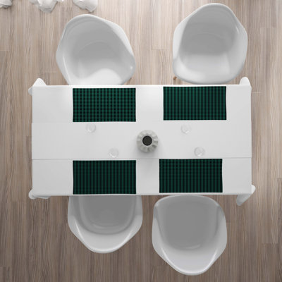 Polyester Gingham Rectangle Placemat