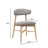 Upholstered Solid Wood Dining Chair-2038646602