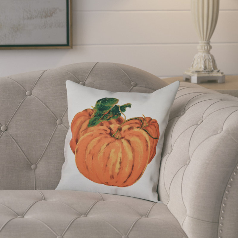 Reversible Throw Pillow, 16" H x 16" W, Ivory