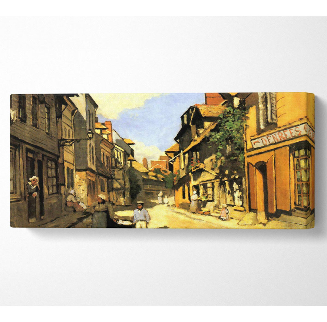 Monet Street Of Bavolle 2 - Leinwanddrucke im Wrapped Design