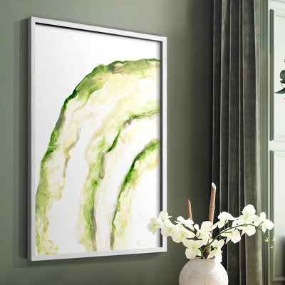 Lichen Halo I, reproduction encadrée - bois massif