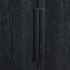 Armoire sophistiquée en placage de chêne avec de nombreux compartiments de rangement, idéale pour le bureau, l'entrée, le couloir, le salon et le vestibule