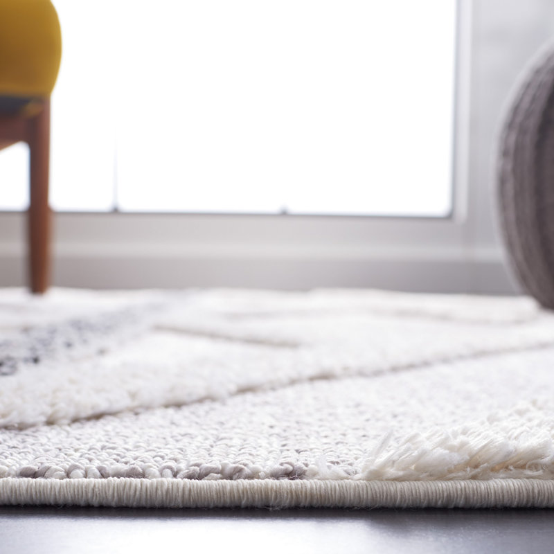 Shiflet Performance Geometric Rug, Round 6'7"